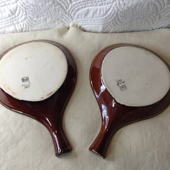 VTG Hall #1677(2) Stoneware Skillet Dishes; 12x8", Old's Cool, Kitchenware, Cook - Picture 4 of 5